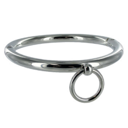 Metal Hard - Bdsm-Halskette Mit Ring 10cm