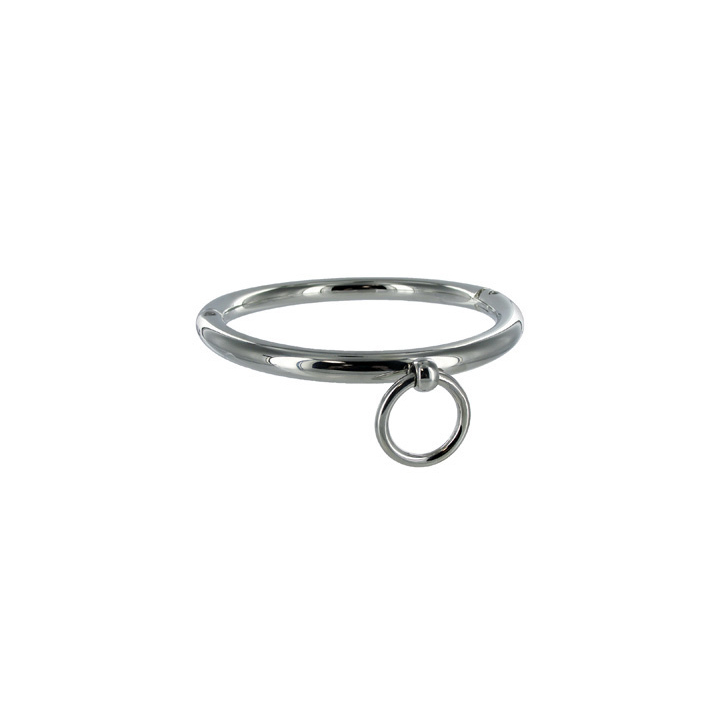 Metal Hard - Colar Bdsm Com Anel 10cm