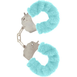 Toyjoy - Furry Fun Cuffs Bondage Blau