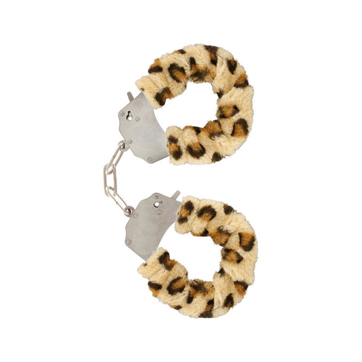Toyjoy - Punhos Furry Fun Bondage Leopardo