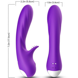Armony - Vibratore Romance Con Stimolatore Viola