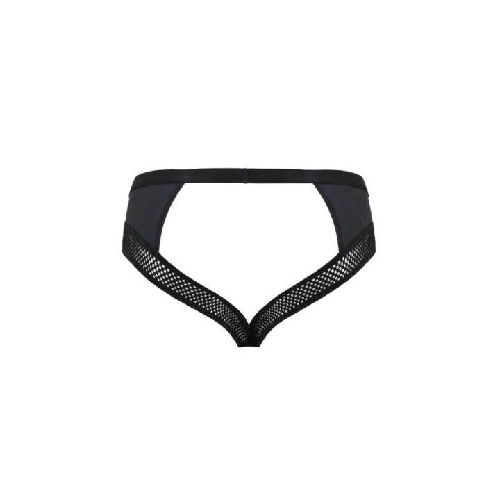 Passion - 030 Slip Aperto Tom Nero l/xl