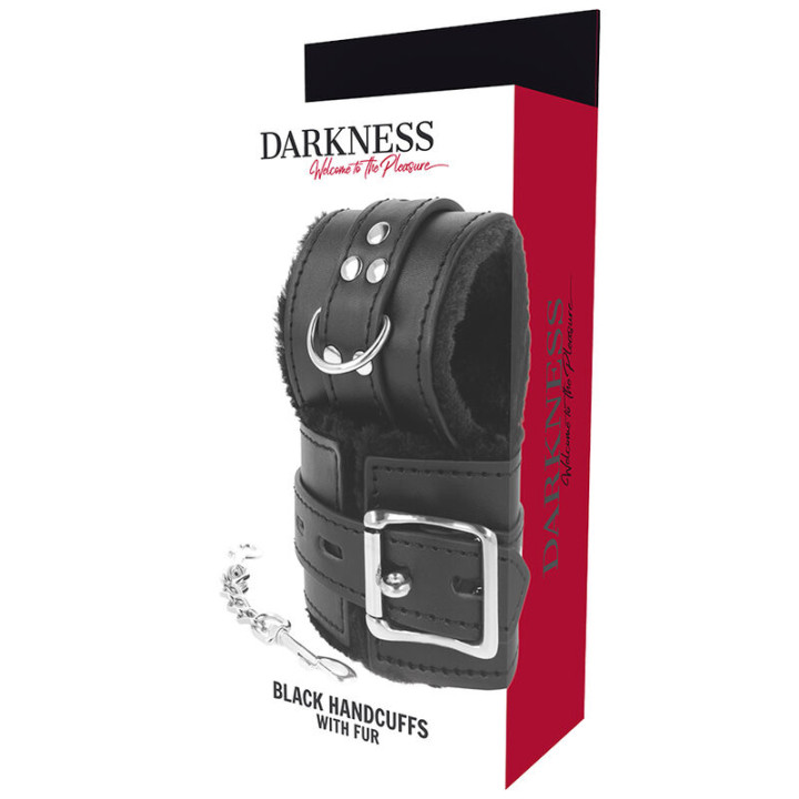Darkness - Algemas Bdsm Com Forro Preto