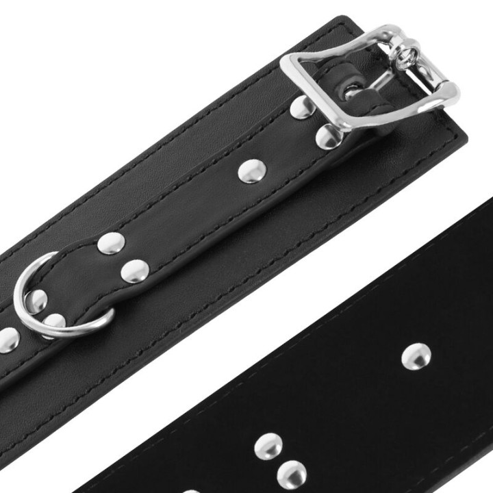 Darkness - Menottes en Cuir Noir