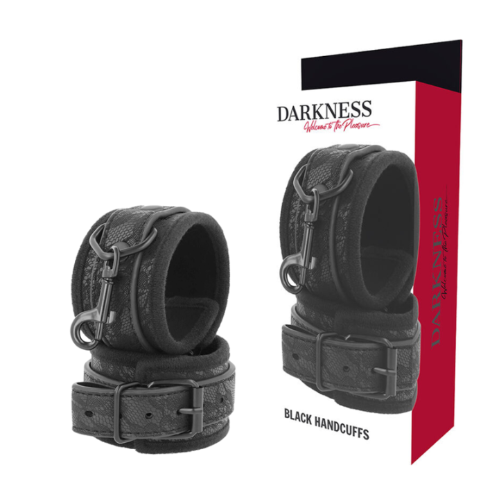 Darkness - Algemas Bdsm Luxe Pretas
