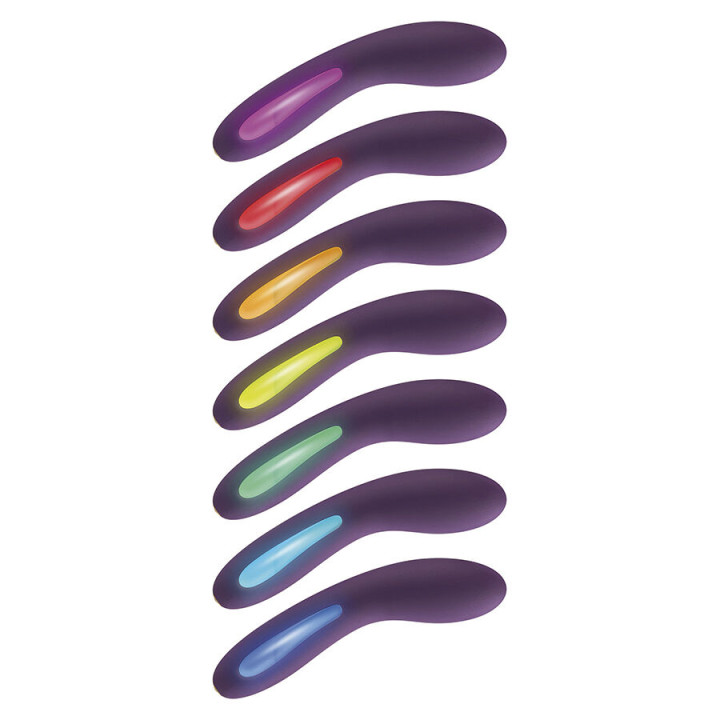 Toyjoy - Vibrador Roxo Luz Luminada
