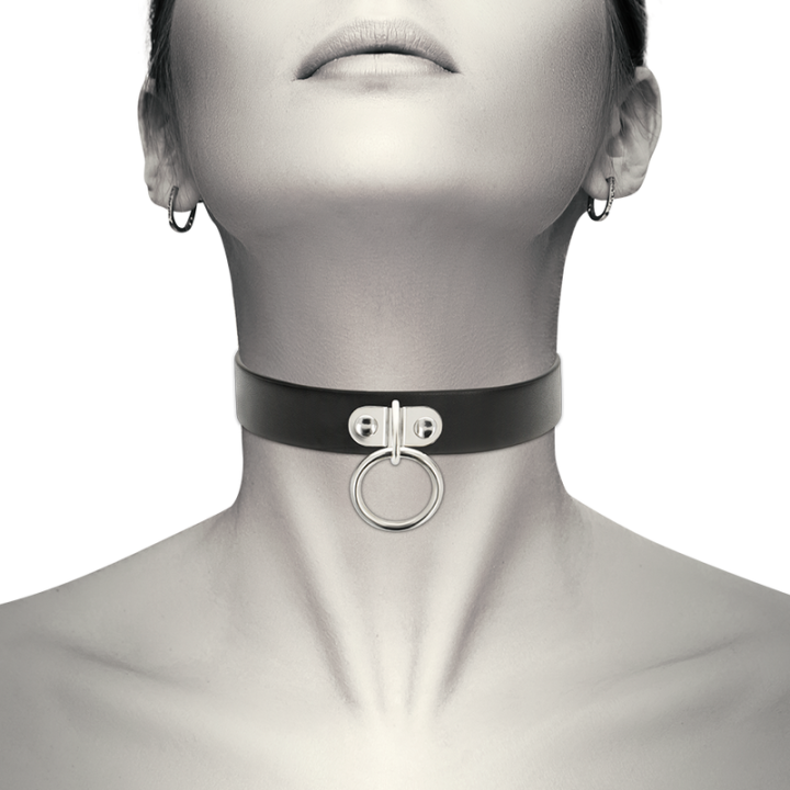 Coquette Chic Desire - Collar Cuero Vegano Accesorio Woman Fetish