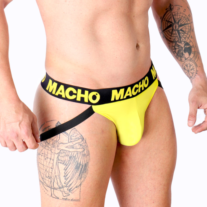 Macho - Mx25a Jock Lycra Gelb xl