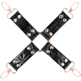 Begme - Black Edition Hog Tie de Couro Vegano