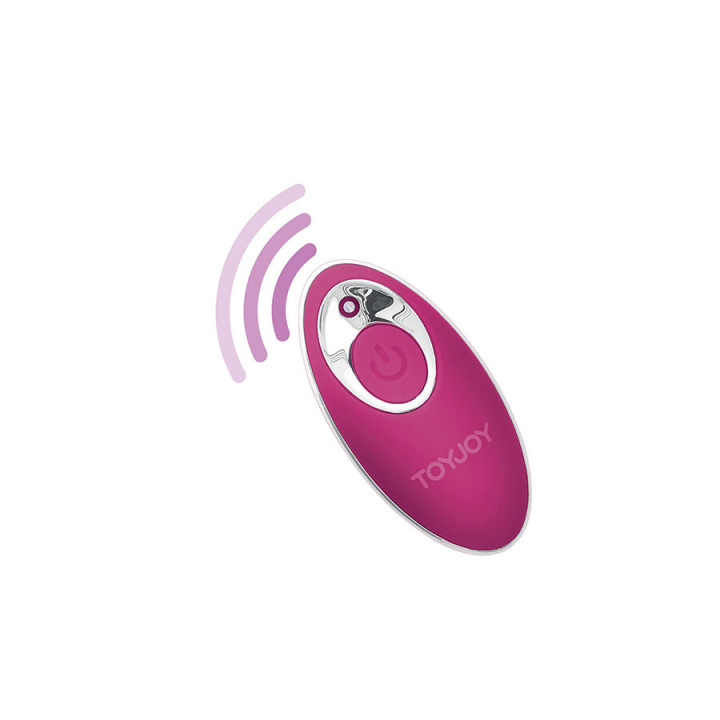 Toyjoy - Happiness Sunn Side up And Down Vibrator Remote Control Fuchsia