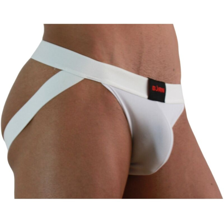 Burn - 007 Jock Lycra Biały xl