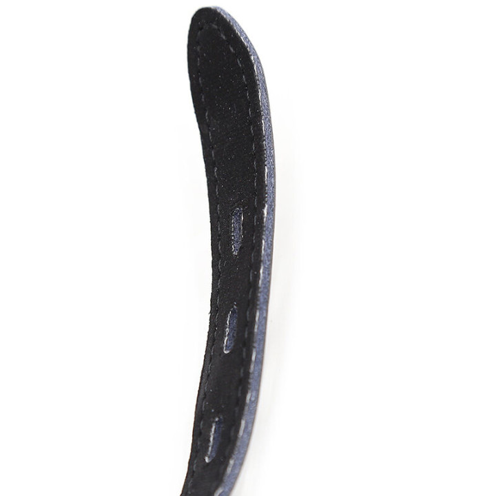 Ohmama Fetish - Gag de Bola de Silicone Com Cinto de Couro (Cadeado Incluído)