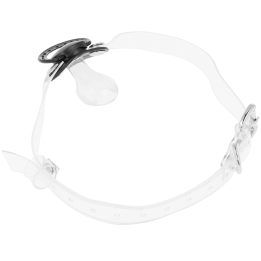 Ohmama Fetisch Transparenter Schnuller Knebel