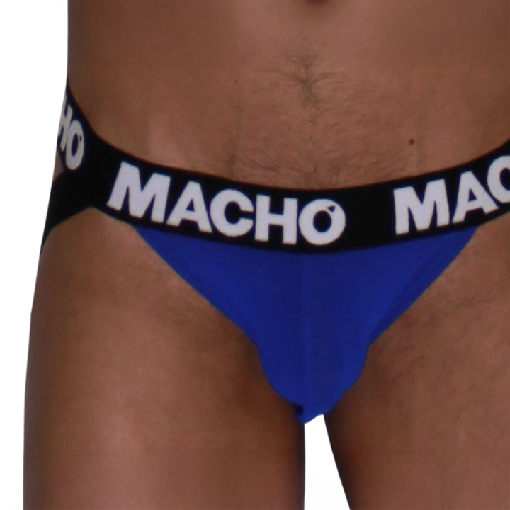 Macho - Macho - Mx28az Niebieska Kratka Jock l