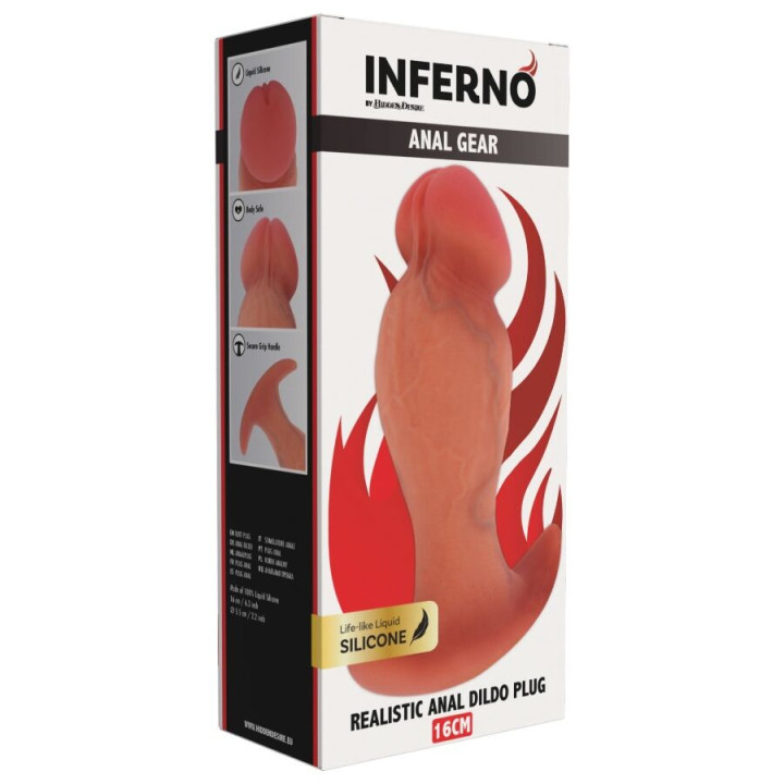 Hidden Desire - Inferno Plug Anal Realístico 16 cm