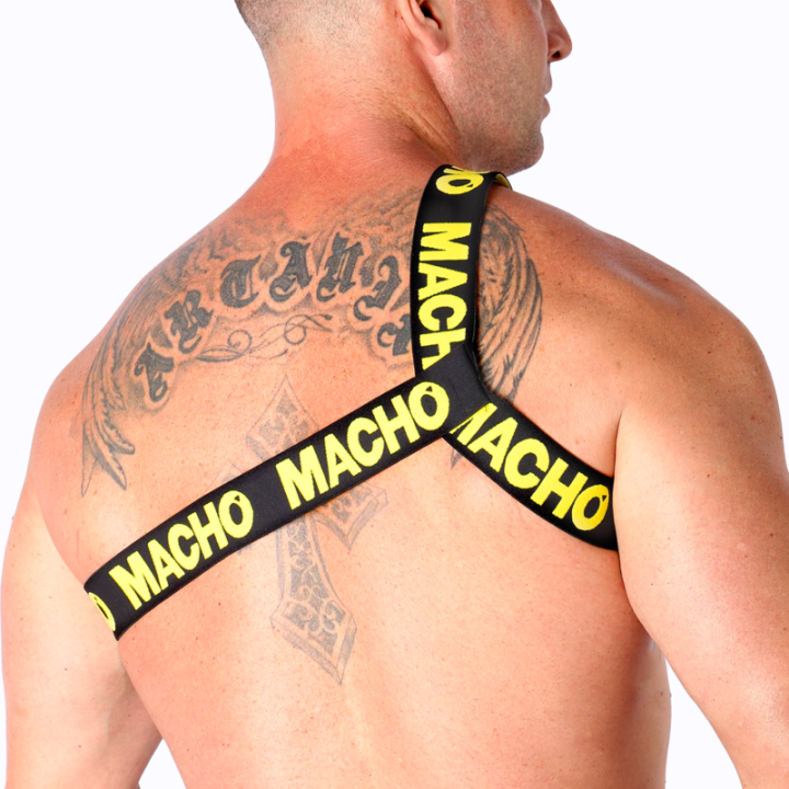 Macho - Roman Harness Yellow l/xl