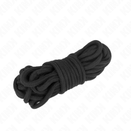 Kink - Baumwollseil 5 Meter Schwarz