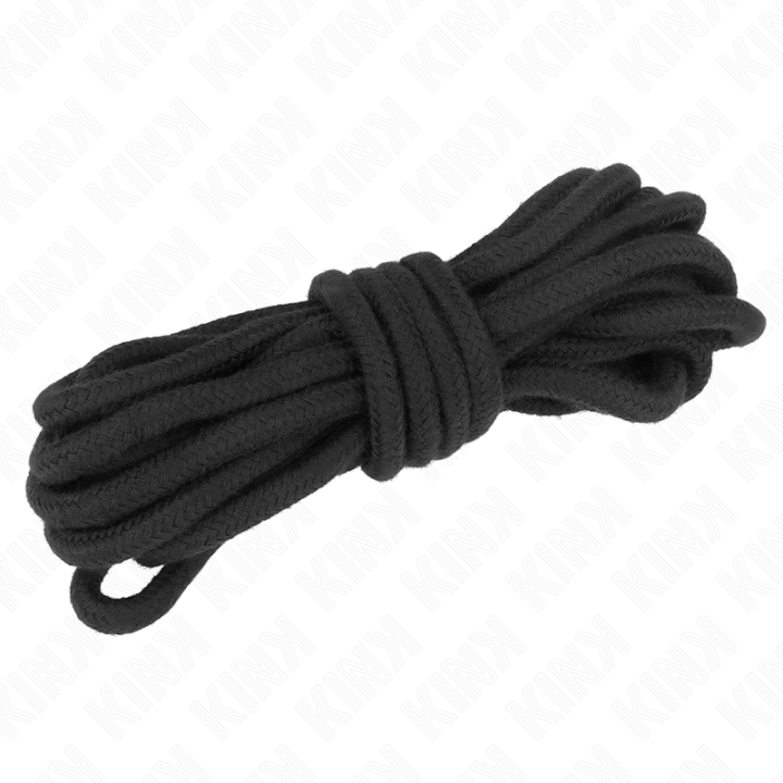 Kink - Baumwollseil 10 Meter Schwarz