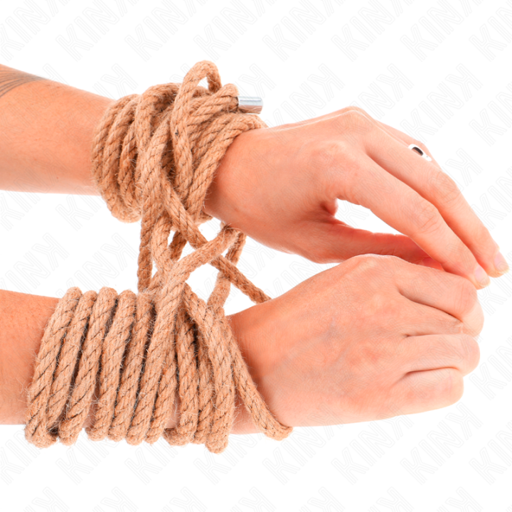 Kink - Hanfseil Mit Metallkopf 10 Meter