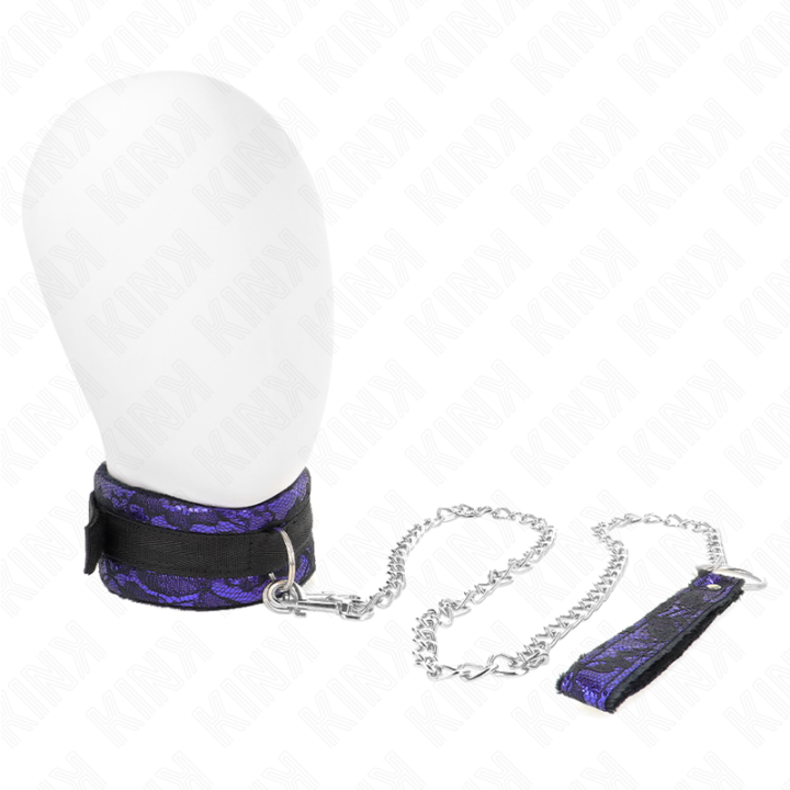 Kink - Colar Curto de Renda de Veludo Com Cinto 105 cm Com Defeito em Nylon 44 x 5,5 cm