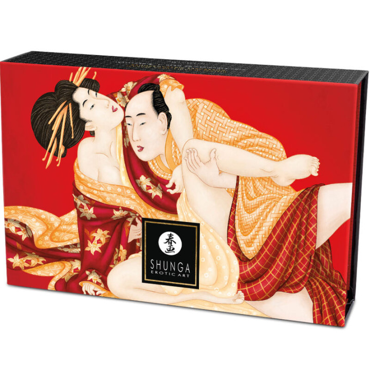 Shunga - Kit Polvere da Massaggio Commestibile Alla Fragola