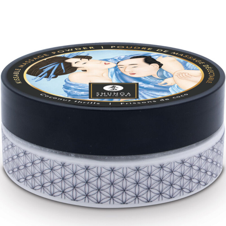 Shunga - Essbares Kokosnuss-Massagepulver-Set