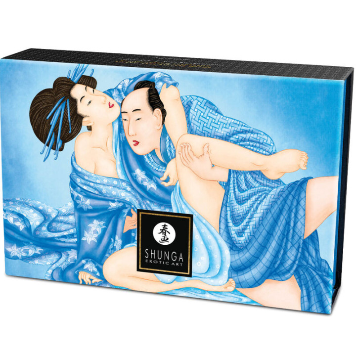 Shunga - Kit de Poudre de Massage Comestible à la Noix de Coco