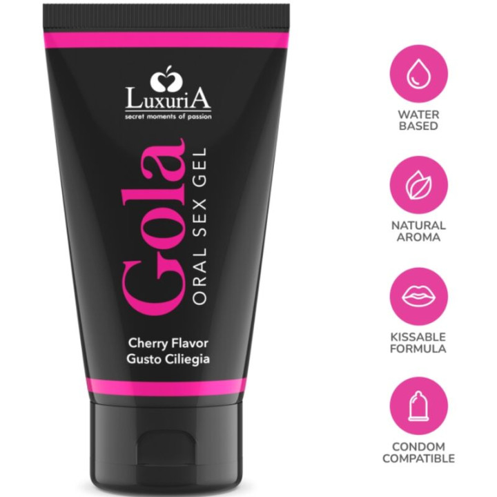 Intimateline Luxuria - Gel Per Sesso Orale Gusto Ciliegia 50 ml