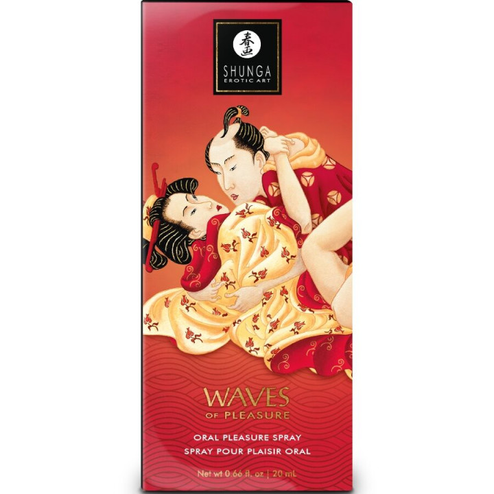 Shunga - Waves Pleasure Spray Orale Seducente Fragola 20 ml