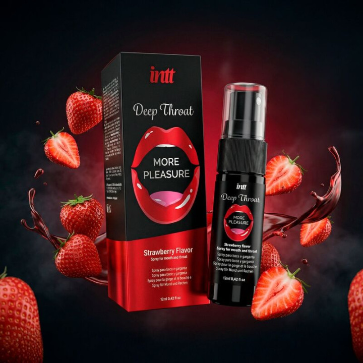 Intt – Deep Throat More Pleasure Oral Spray Erdbeergeschmack