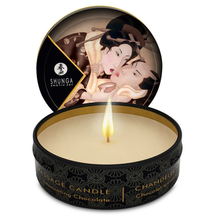 Shunga - Mini Caress by Candelight Schokoladenmassagekerze 30 ml