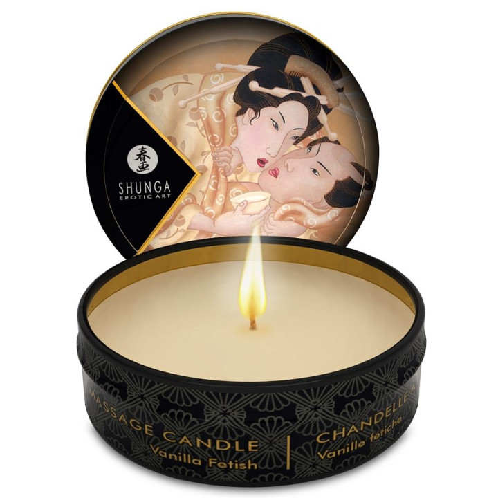 Shunga - Mini Caress by Candelight Vela Masaje Vainilla 30 ml