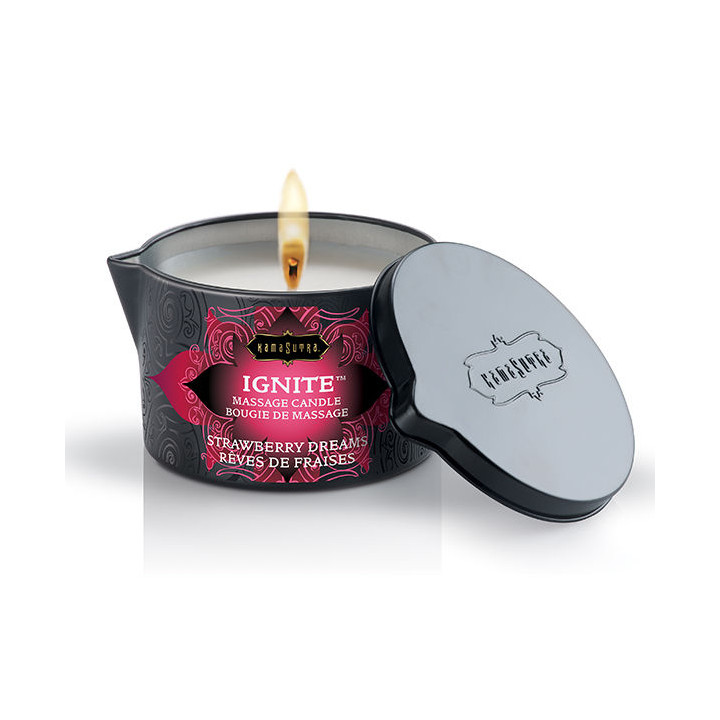 Kamasutra - Vela de Massagem Morangos Dreams 170 gr