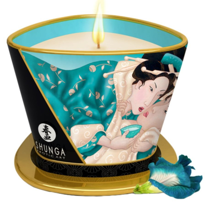 Shunga - Bougie de Massage Fleurs Des Îles 170 ml