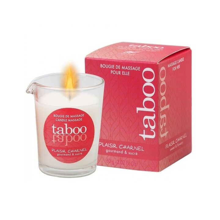 Ruf - Taboo Vela de Masaje Para Ella Plaisir Charnel Aroma Flor de Cacao