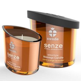 Swede - Senze Seduction Massagekerze - Nelke, Orange, Lavendel