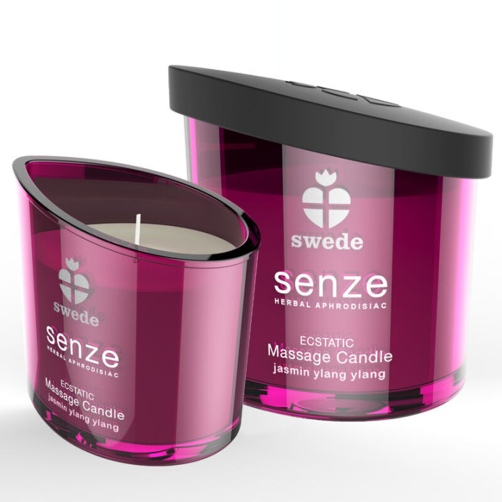 Swede - Senze Ecstatic Massage Candle - Jasmine, Ylang Ylang