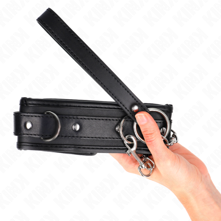Kink - Basic Model Collar With Leash 65 cm Model 1 53 x 6 cm