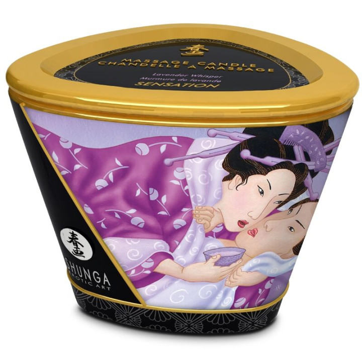 Shunga - Świeca do Masażu Lawanda 170 ml