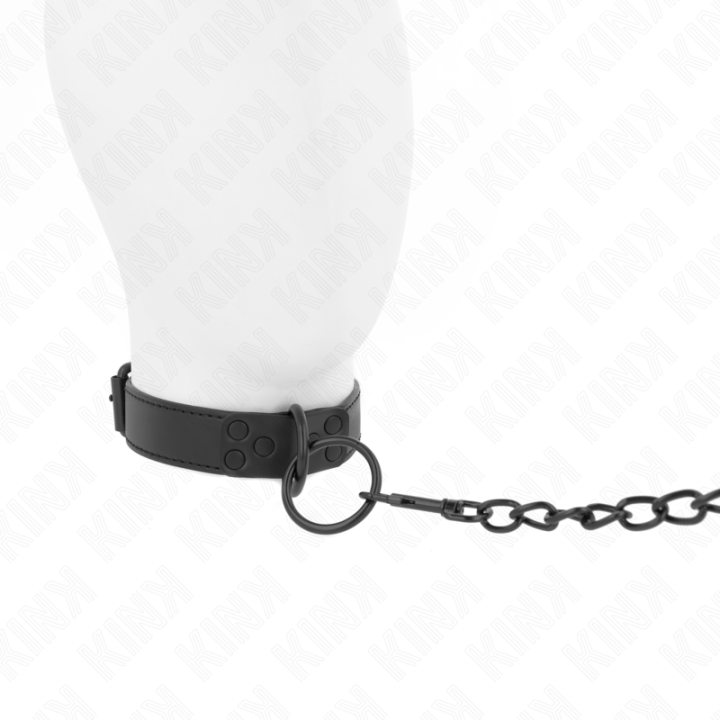 Kink - Colar Com Trela Escura 65 cm Ajustável 37-54 cm x 3 cm
