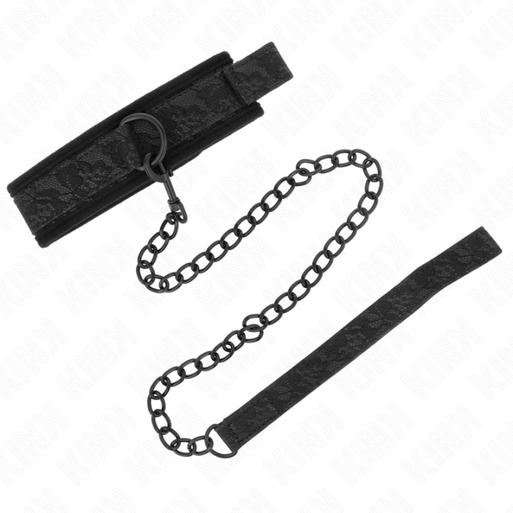 Kink - Collier Modèle Basic Avec Laisse 77 cm Modèle 5 Ajustable 34-54 cm x 5 cm
