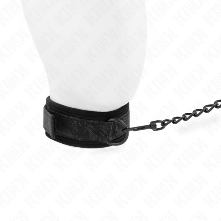 Kink - Basic Model Collar With Leash 77 cm Model 5 Ajustable 34-54 cm x 5 cm