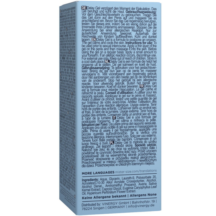 Mister Size - Gel Retardateur 50 ml