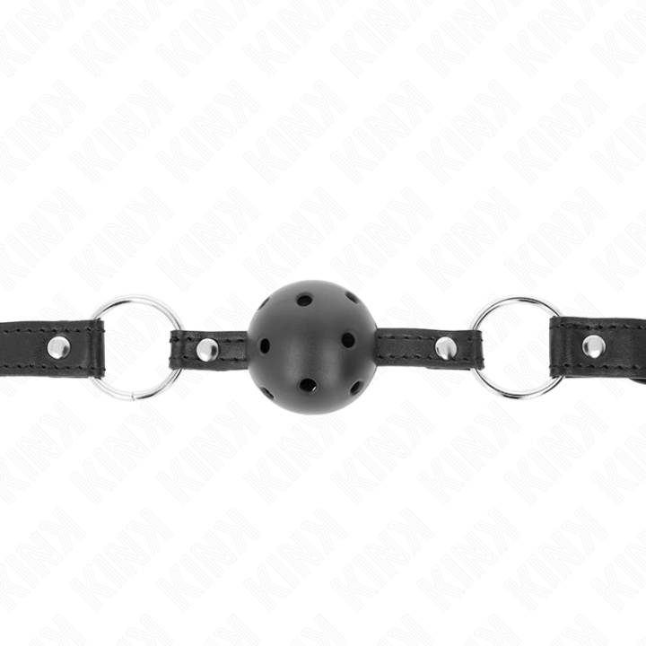 Kink - Boule Noire Creuse Dure 4,5 cm Gag Modèle 1 63,5 x 2 cm