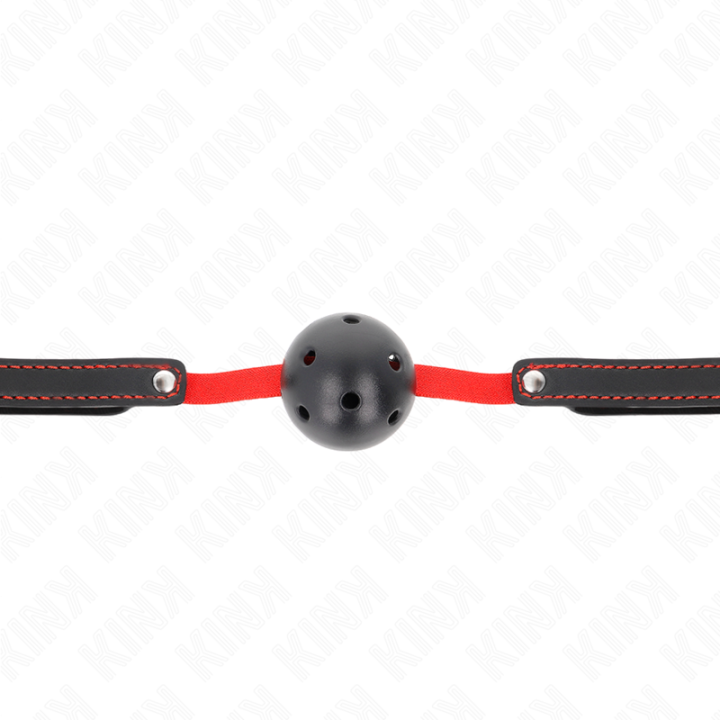 Kink - Hohlharter Mund 4,5 cm Knebel Mit Elastischem Gürtel 56 x 1,5 cm