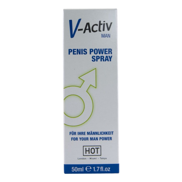 Hot - v-Aktiv Penis-Power-Spray Für Männer 50 ml