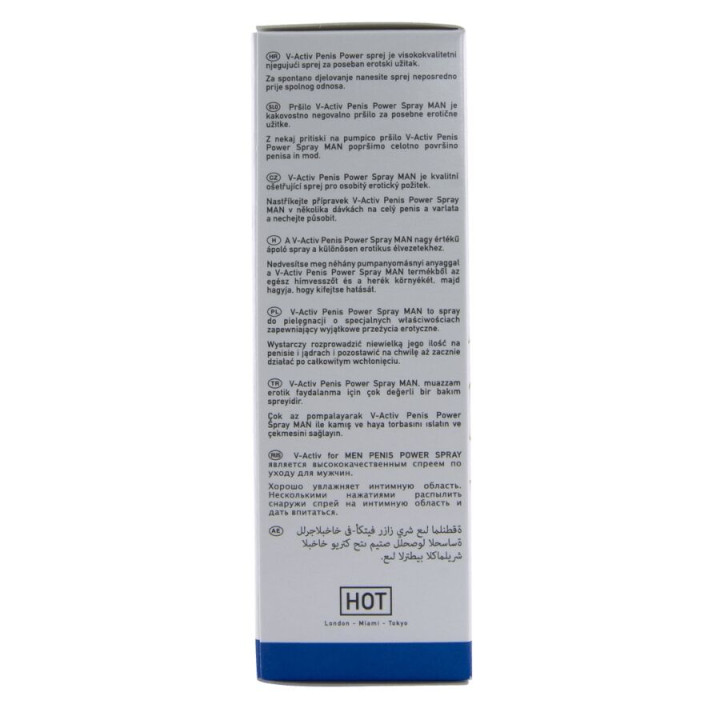 Hot - v-Activ, Spray Stimulant Pour le Pénis, 50 ml