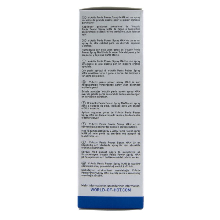 Hot - v-Activ Penis Power Spray For Men 50 ml