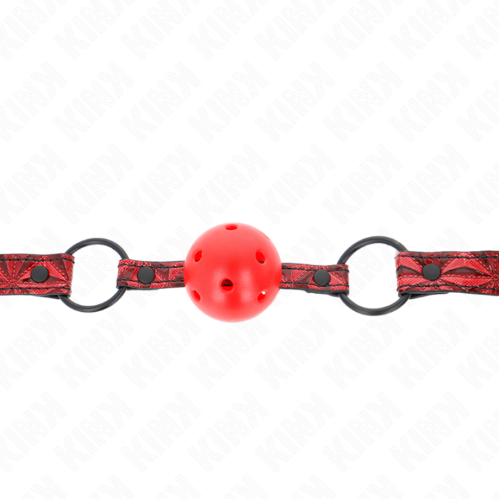 Kink - Palla Con Motivo a Diamanti 4.5 cm Modello Gag 1 64.5 cm Regolabile 42-60 cm
