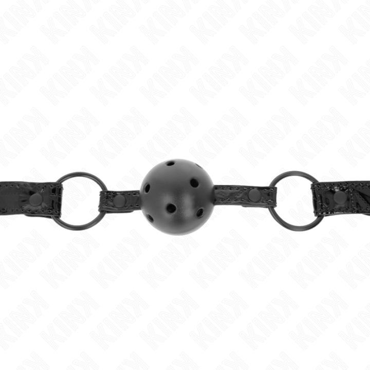 Kink - Diamond Pattern Ball 4.5 cm Gag Model 3 64.5 cm Adjustable 42-60 cm
